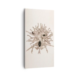 Bild auf Leinwand - Leinwandbild - Aufblühen im Tanz - 55x100 cm