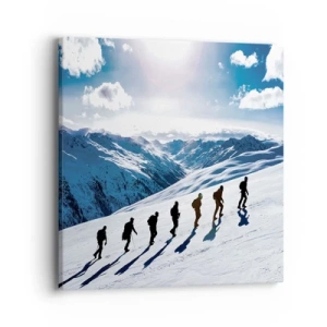 Bild auf Leinwand - Leinwandbild - Das Team der Eroberer - 40x40 cm