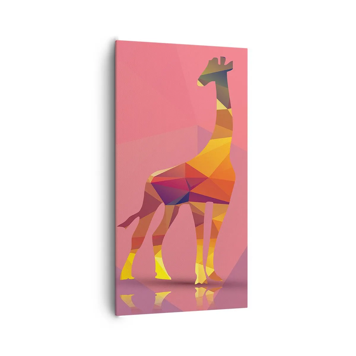 Bild auf Leinwand - Leinwandbild - In den Farben der Savanne - 65x120 cm