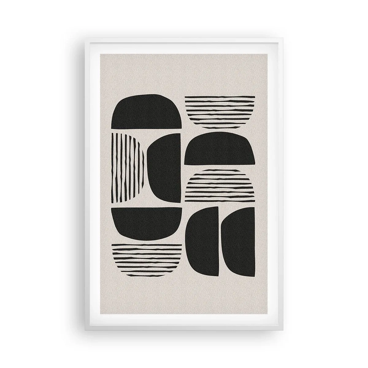 Poster in einem weißen Rahmen - Halbherzige Deals - 61x91 cm