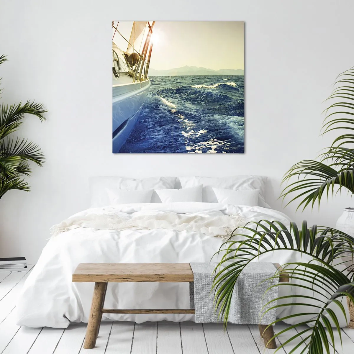 Bild auf Leinwand - Leinwandbild - Auf ins Abenteuer - 40x40 cm