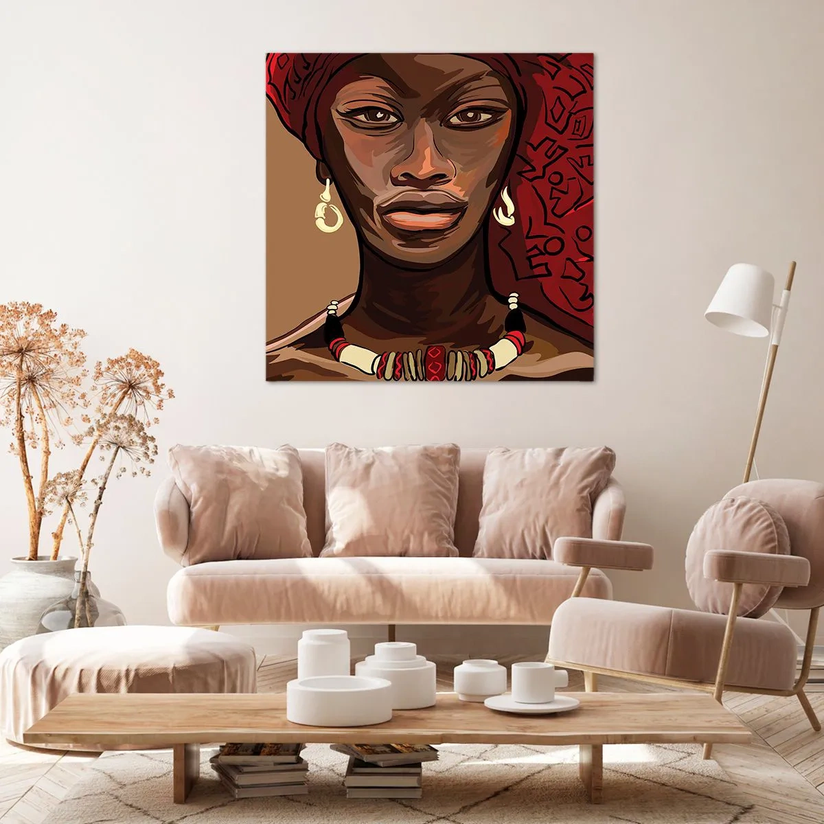 Bild auf Leinwand - Leinwandbild - Venus aus Ebenholz - 30x30 cm