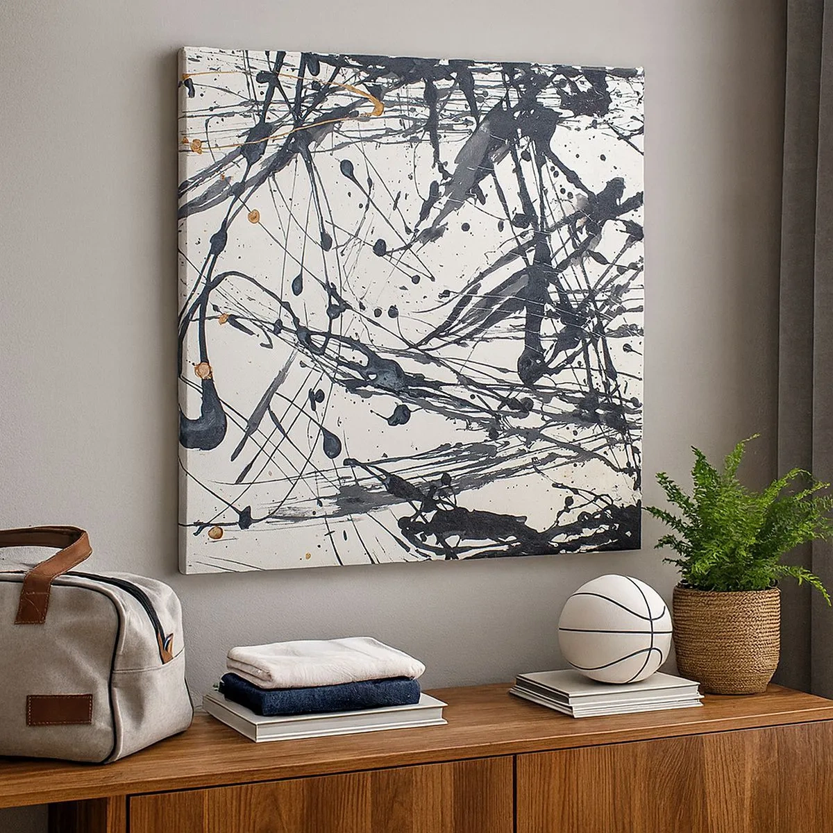 Bild auf Leinwand - Leinwandbild - Sinn machen oder keinen Sinn machen? - 30x30 cm