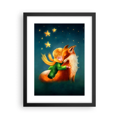 Poster in einem schwarzem Rahmen - Kleiner Prinz - 30x40 cm