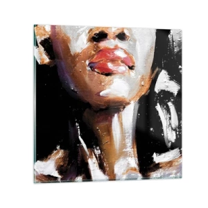 Glasbild - Bild auf glas - Stolz ohne Vorurteile - 30x30 cm