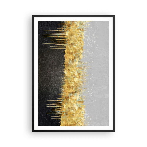 Poster in einem schwarzem Rahmen - Nach innen und nach oben - 70x100 cm