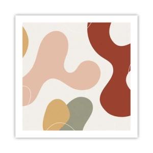 Poster - Kringel oder Schnörkel? - 60x60 cm