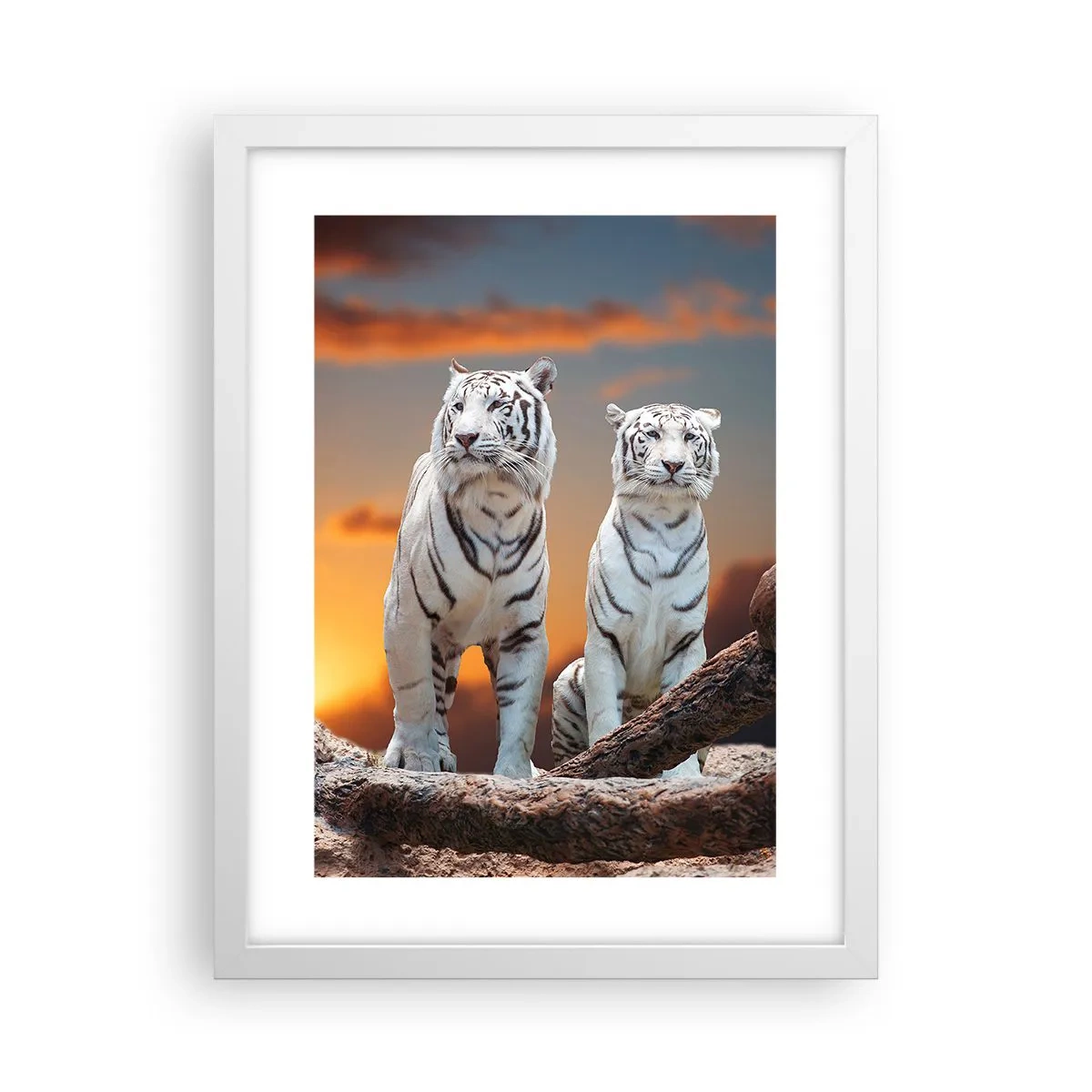 Poster in einem weißen Rahmen - Genau wie Narnia - 30x40 cm