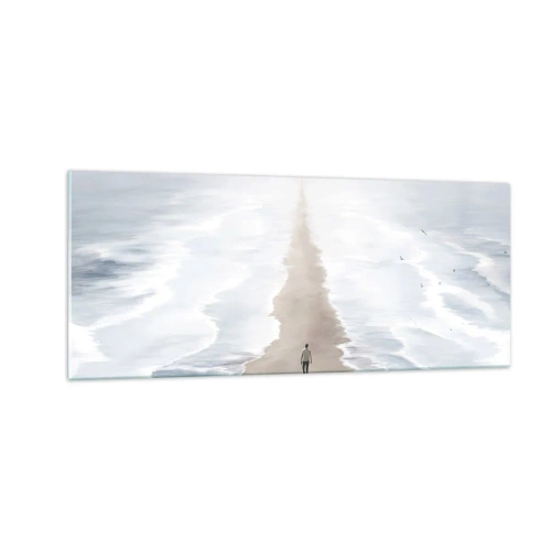 Glasbild - Bild auf glas - Glänzende Zukunft - 100x40 cm