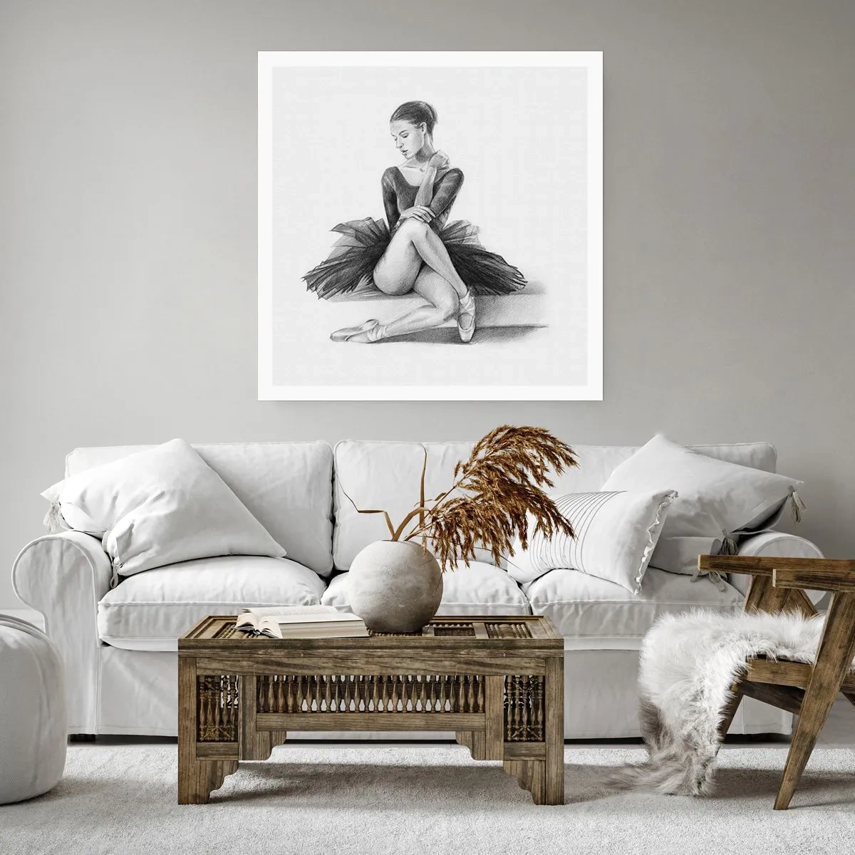 Poster - Vom Tanz verzaubert - 60x60 cm