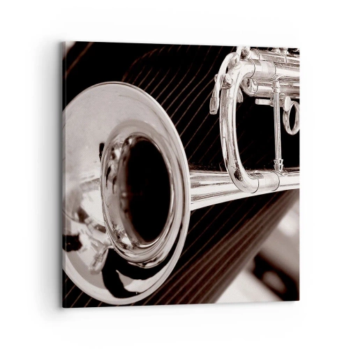 Bild auf Leinwand - Leinwandbild - Eine musikalische Reise in die 1930er Jahre - 70x70 cm