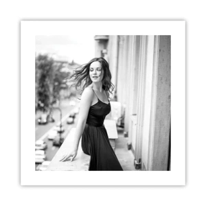 Poster - Bestimmt ein Pariser - 40x40 cm