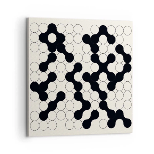 Bild auf Leinwand - Leinwandbild - Chinesisches Spiel – Variation - 60x60 cm