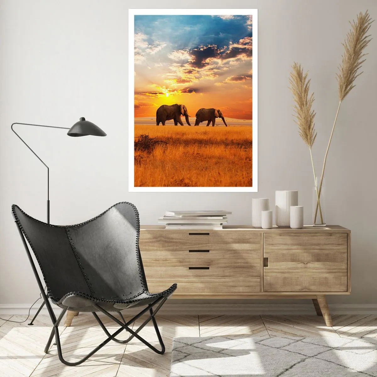 Poster - Familienspaziergang - 30x40 cm