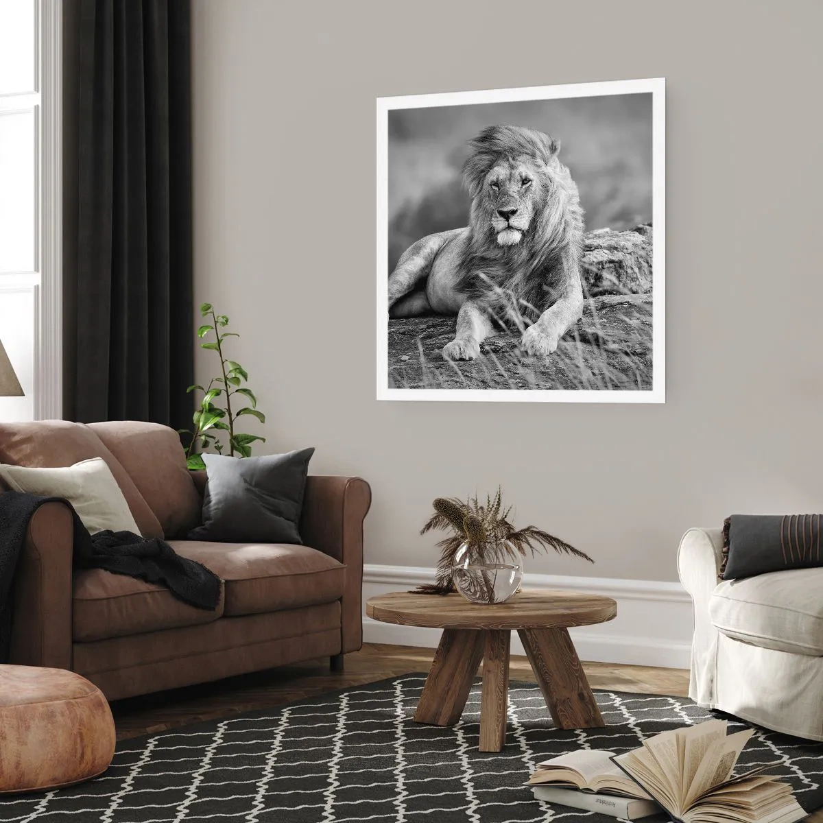 Poster - Königliche Siesta - 60x60 cm