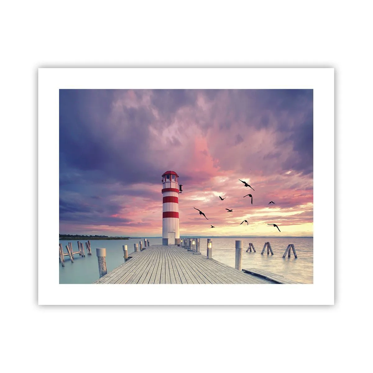 Poster - Es ist Zeit zum Hafen zu gehen - 50x40 cm