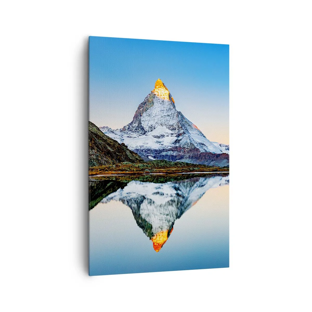 Bild auf Leinwand - Leinwandbild - Zwei Welten - 80x120 cm