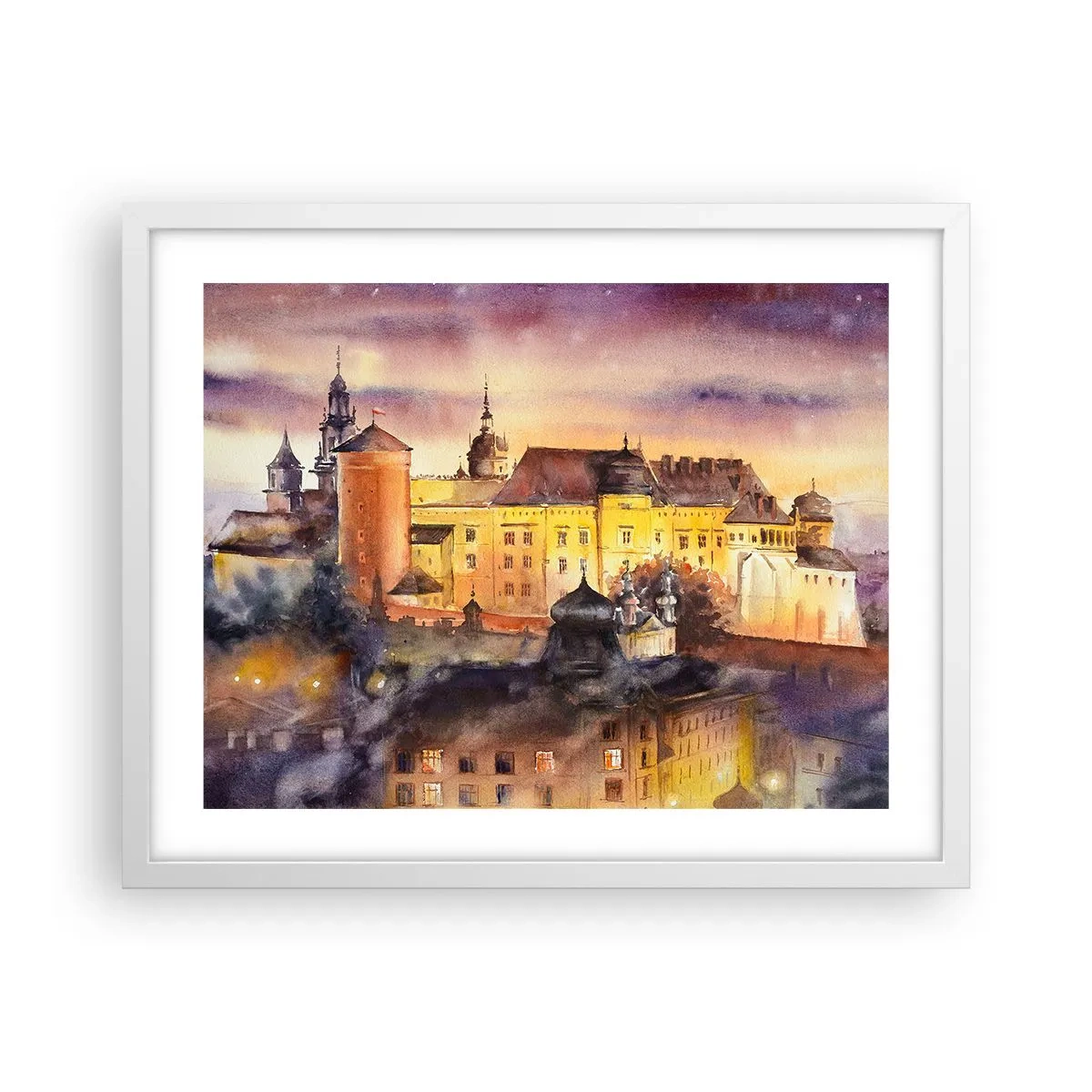 Poster in einem weißen Rahmen - Geschichte und Märchen - 50x40 cm