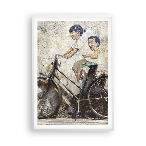 Poster in einem weißen Rahmen - Richtig oder falsch? - 70x100 cm