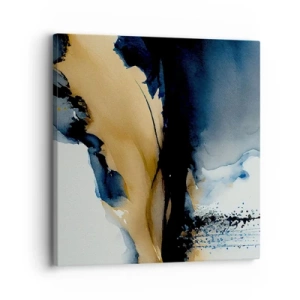 Bild auf Leinwand - Leinwandbild - Hinter dem Vorhang - 30x30 cm