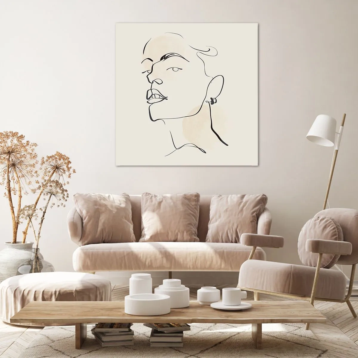 Bild auf Leinwand - Leinwandbild - Ein stolzer Blick - 60x60 cm