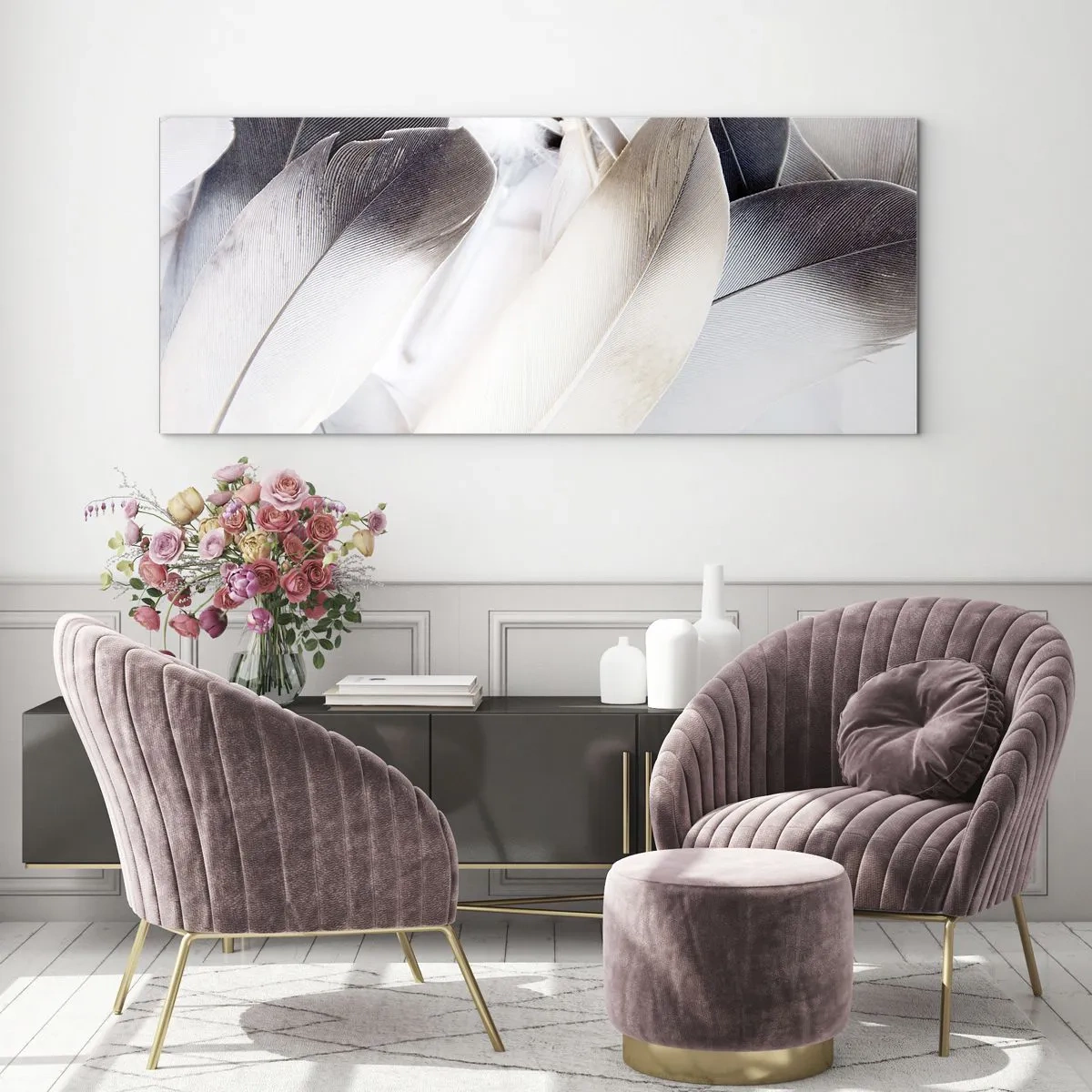 Glasbild - Bild auf glas - Fast engelhaft - 100x40 cm