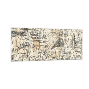 Glasbild - Bild auf glas - Es wartet darauf, entschlüsselt zu werden - 100x40 cm