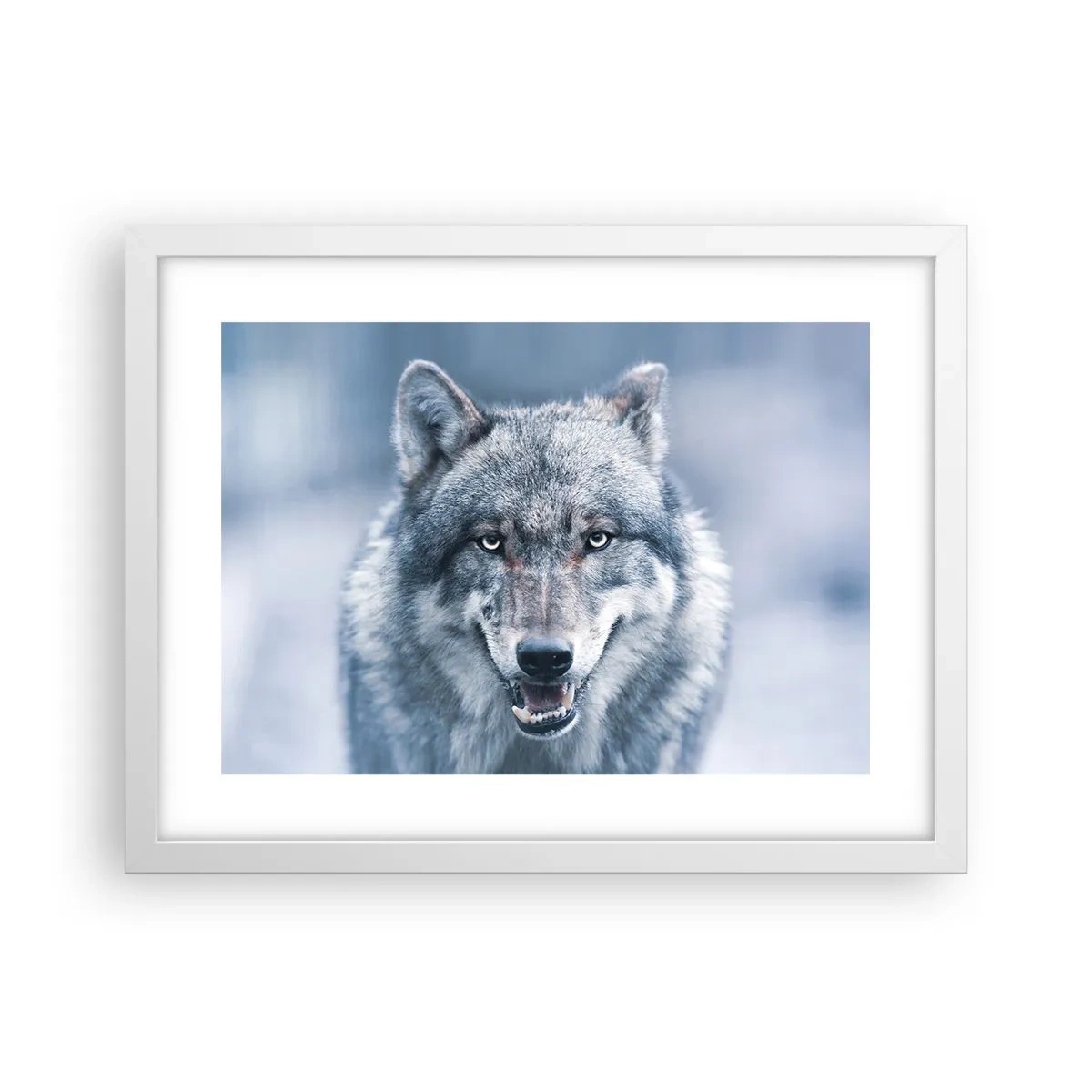 Poster in einem weißen Rahmen - Werden Sie die Herausforderung annehmen? - 40x30 cm