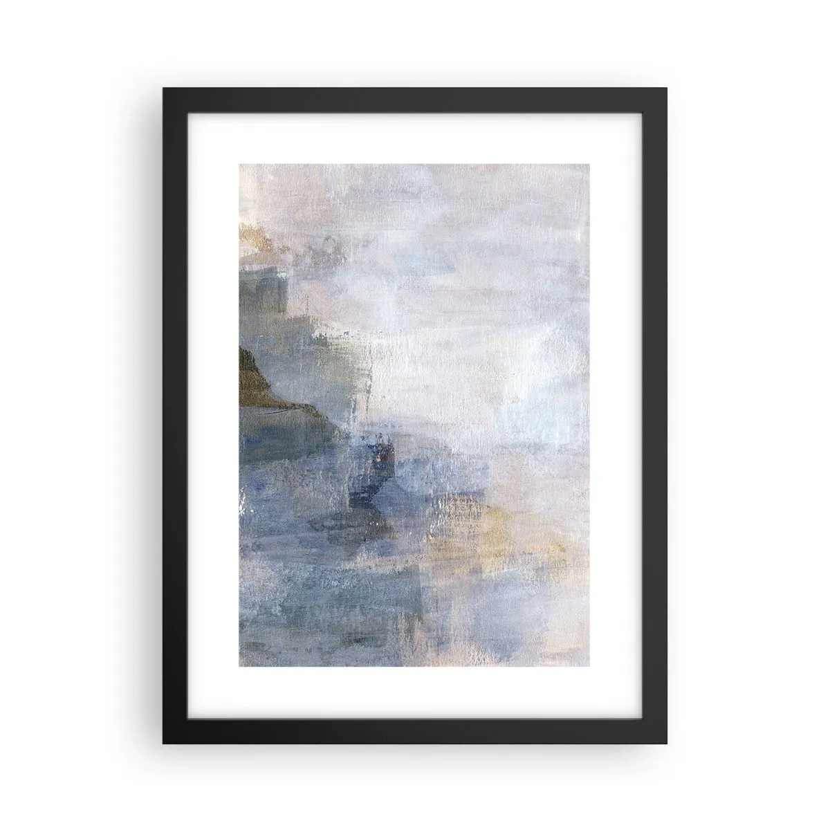 Poster in einem schwarzem Rahmen - Farbtöne und Akkorde - 30x40 cm