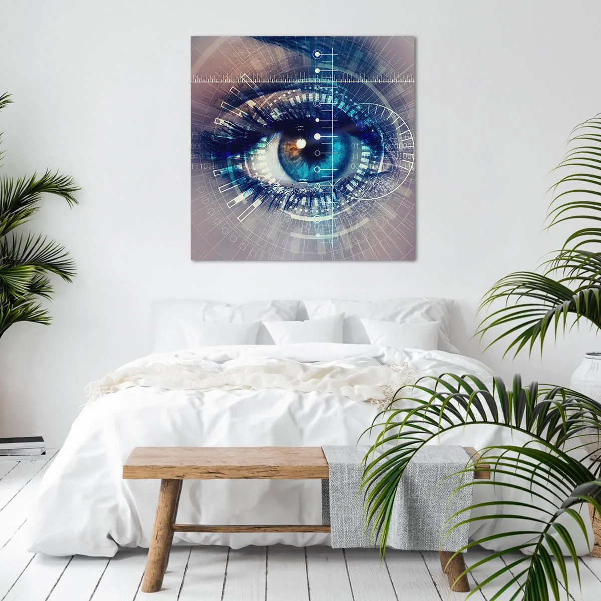 Bild auf Leinwand - Leinwandbild - Du denkst du kennst mich - 50x50 cm
