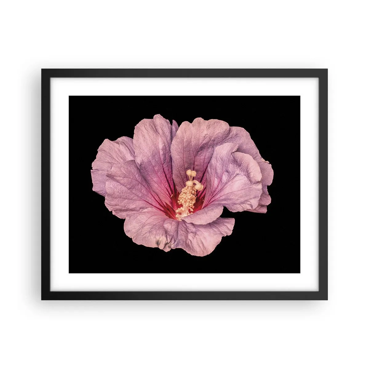 Poster in einem schwarzem Rahmen - Direkt ins Herz - 50x40 cm