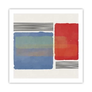 Poster - Der Geist und der Buchstabe der Geometrie - 60x60 cm