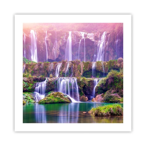 Poster - Treppe zum Himmel - 50x50 cm