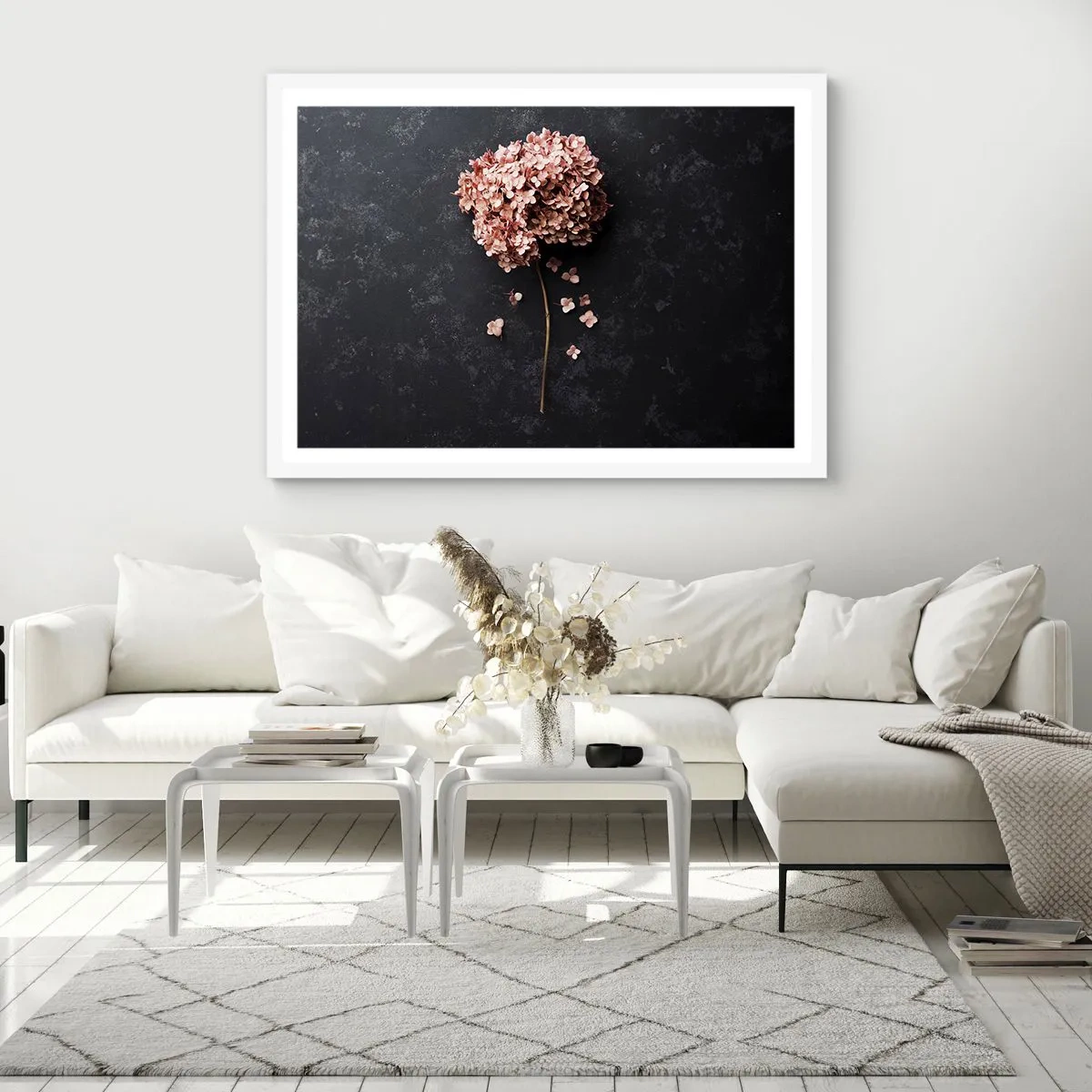 Poster in einem weißen Rahmen - Wirklich romantisches Zeichen - 100x70 cm