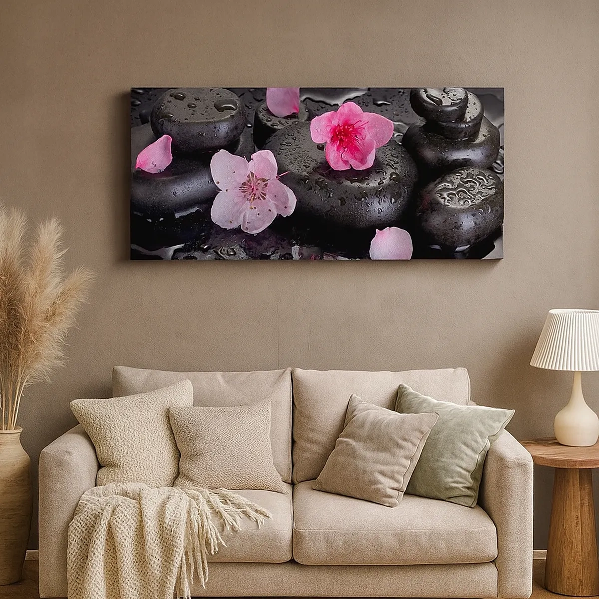 Bild auf Leinwand - Leinwandbild - Und der Stein fällt vom Herzen - 30x30 cm