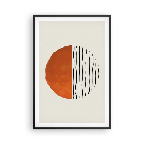 Poster in einem schwarzem Rahmen - Im japanischen Klima - 61x91 cm