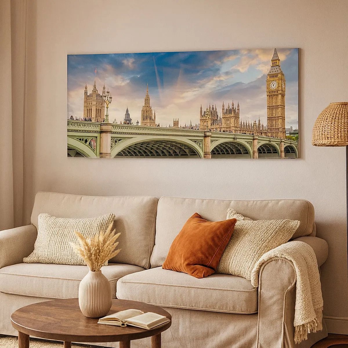 Bild auf Leinwand - Leinwandbild - Im Imperium ist die Zeit stehen geblieben - 100x40 cm