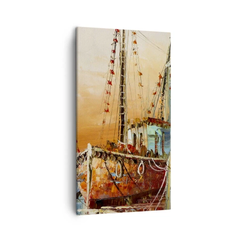 Bild auf Leinwand - Leinwandbild - Friedliche Rückkehr - 45x80 cm