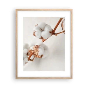 Poster in einem Rahmen aus heller Eiche - Nur umarmen - 40x50 cm