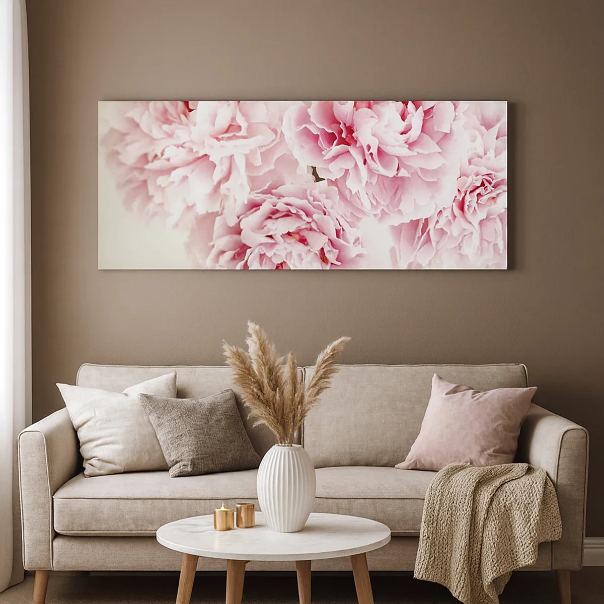 Bild auf Leinwand - Leinwandbild - In rosa Glamour - 30x30 cm