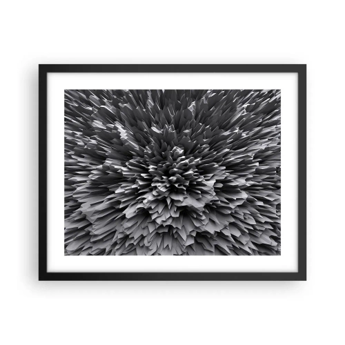 Poster in einem schwarzem Rahmen - Härter kann es nicht werden - 50x40 cm