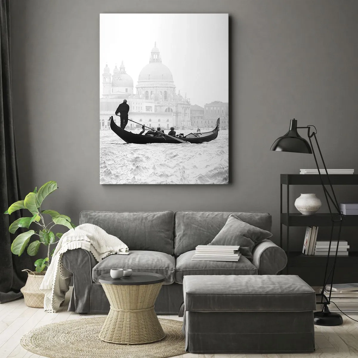 Bild auf Leinwand - Leinwandbild - Reise zu den Quellen der Schönheit - 65x120 cm