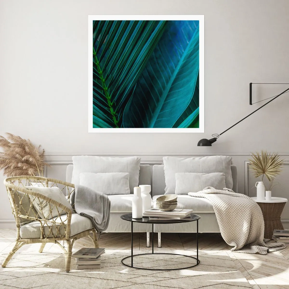 Poster - Die Anatomie des Grüns - 50x50 cm