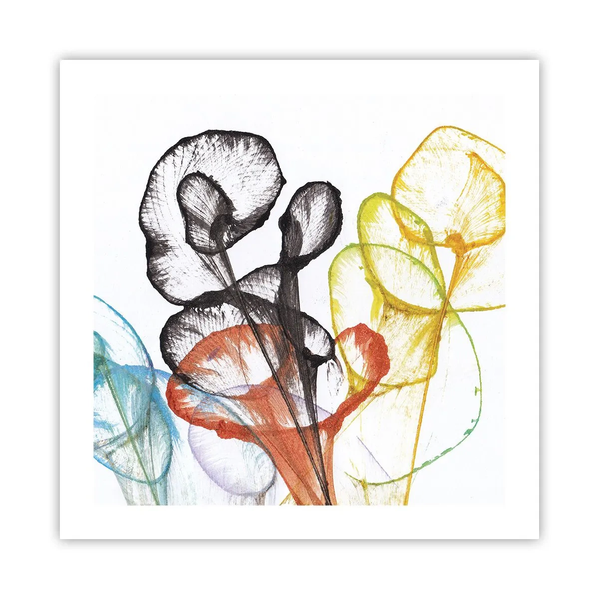 Poster - Blumen mit Seele - 50x50 cm