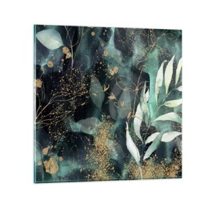 Glasbild - Bild auf glas - Zaubergarten - 30x30 cm