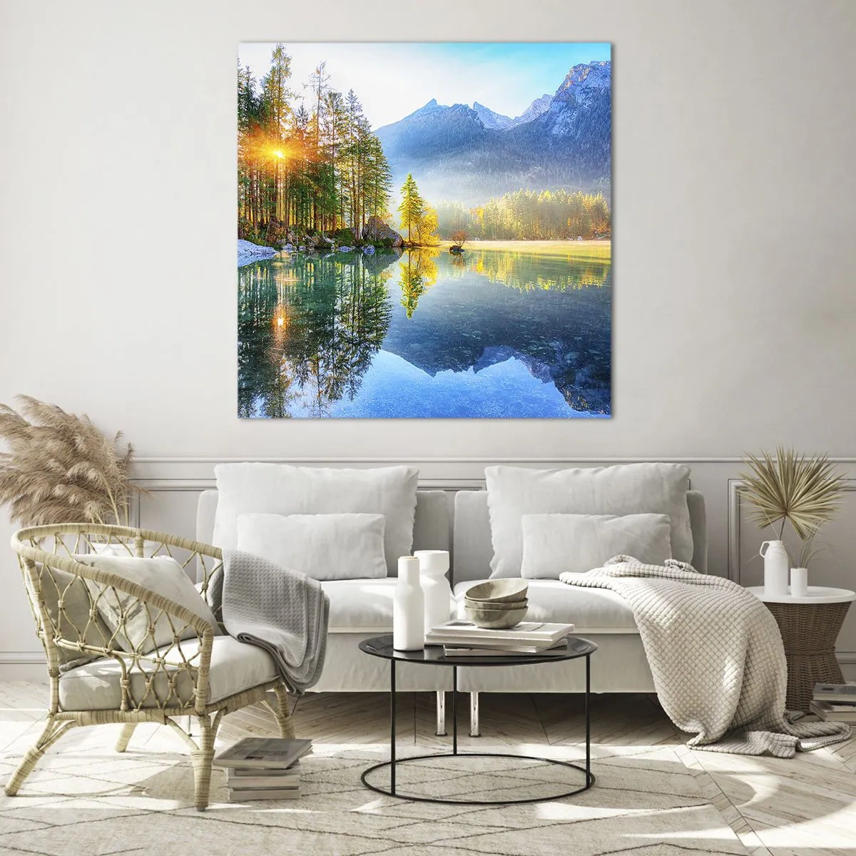 Glasbild - Bild auf glas - Majestät und Süße - 60x60 cm