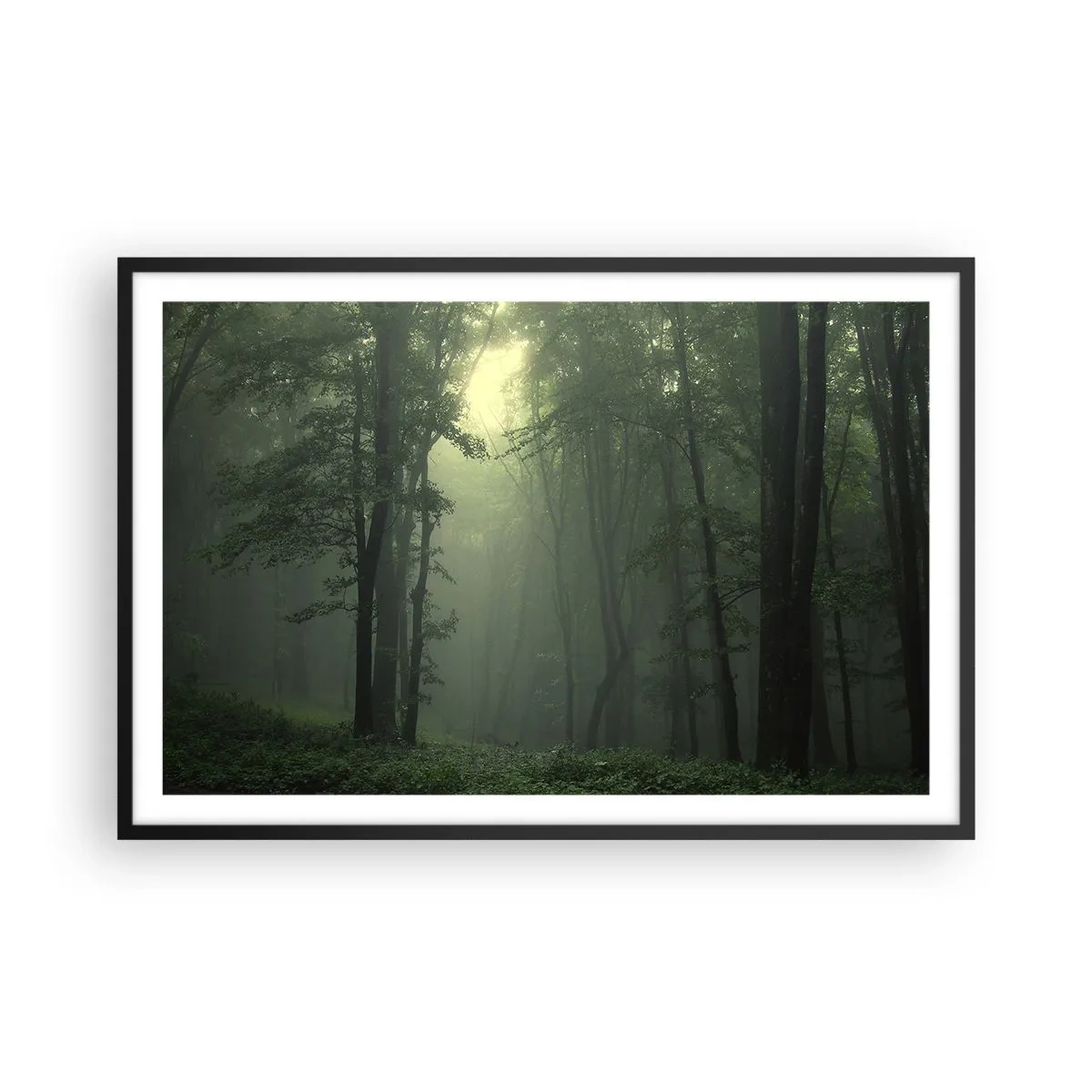 Poster in einem schwarzem Rahmen - Bevor er aufwacht - 91x61 cm