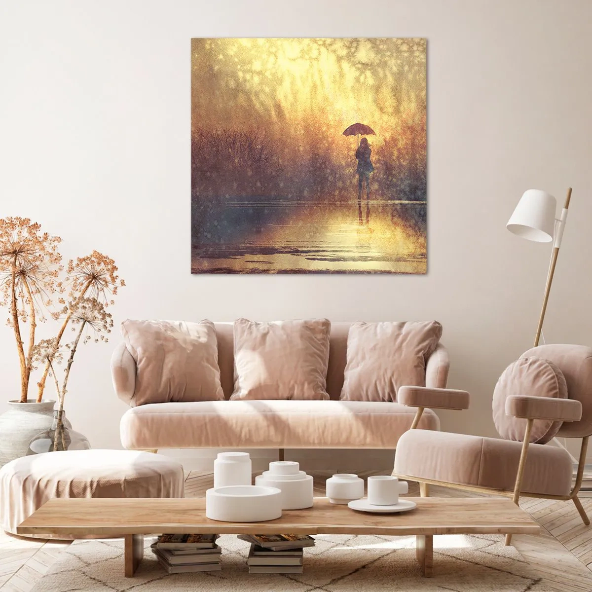 Bild auf Leinwand - Leinwandbild - Ich habe das Gefühl, dass mich jemand ansieht - 30x30 cm