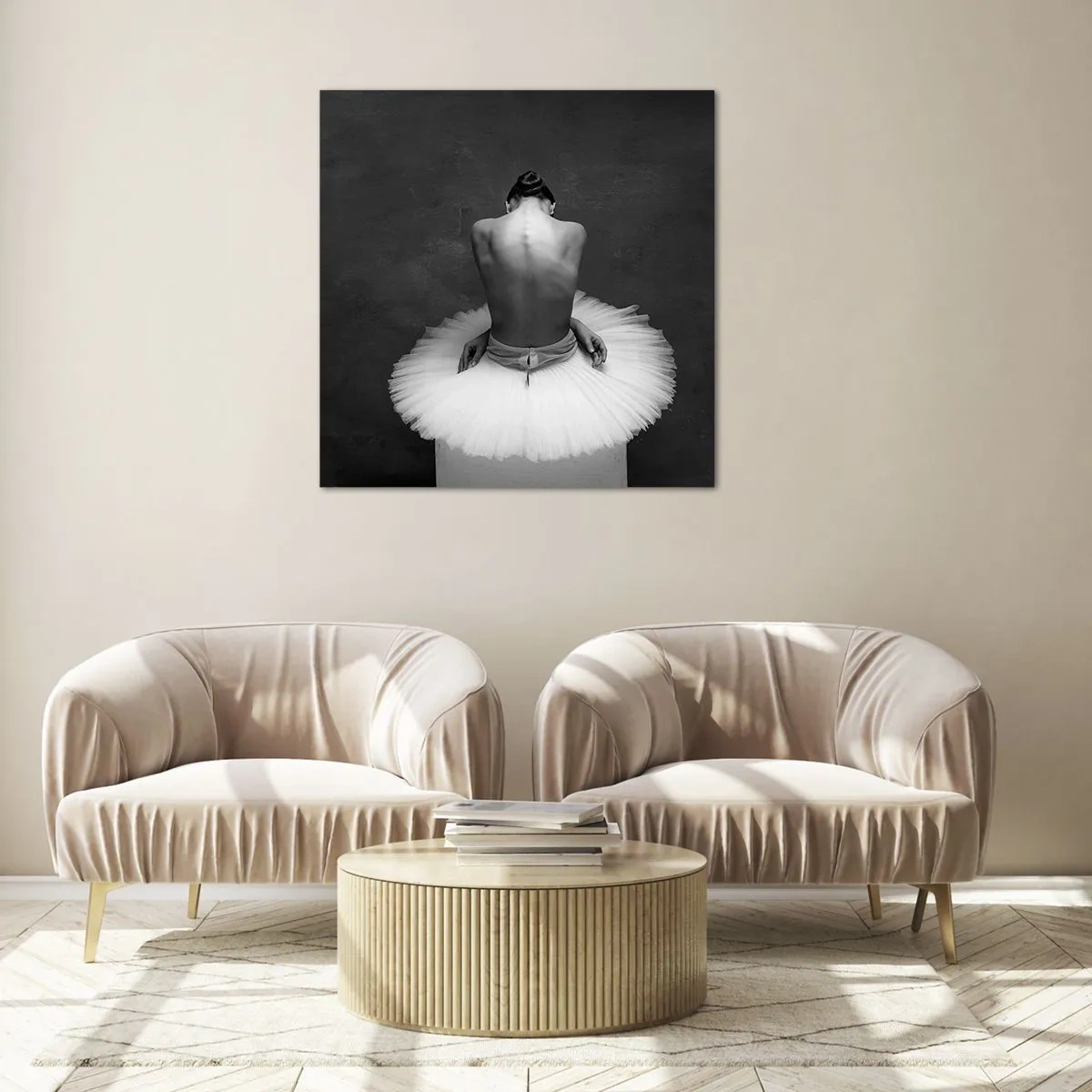 Glasbild - Bild auf glas - Es blüht gerade - 30x30 cm