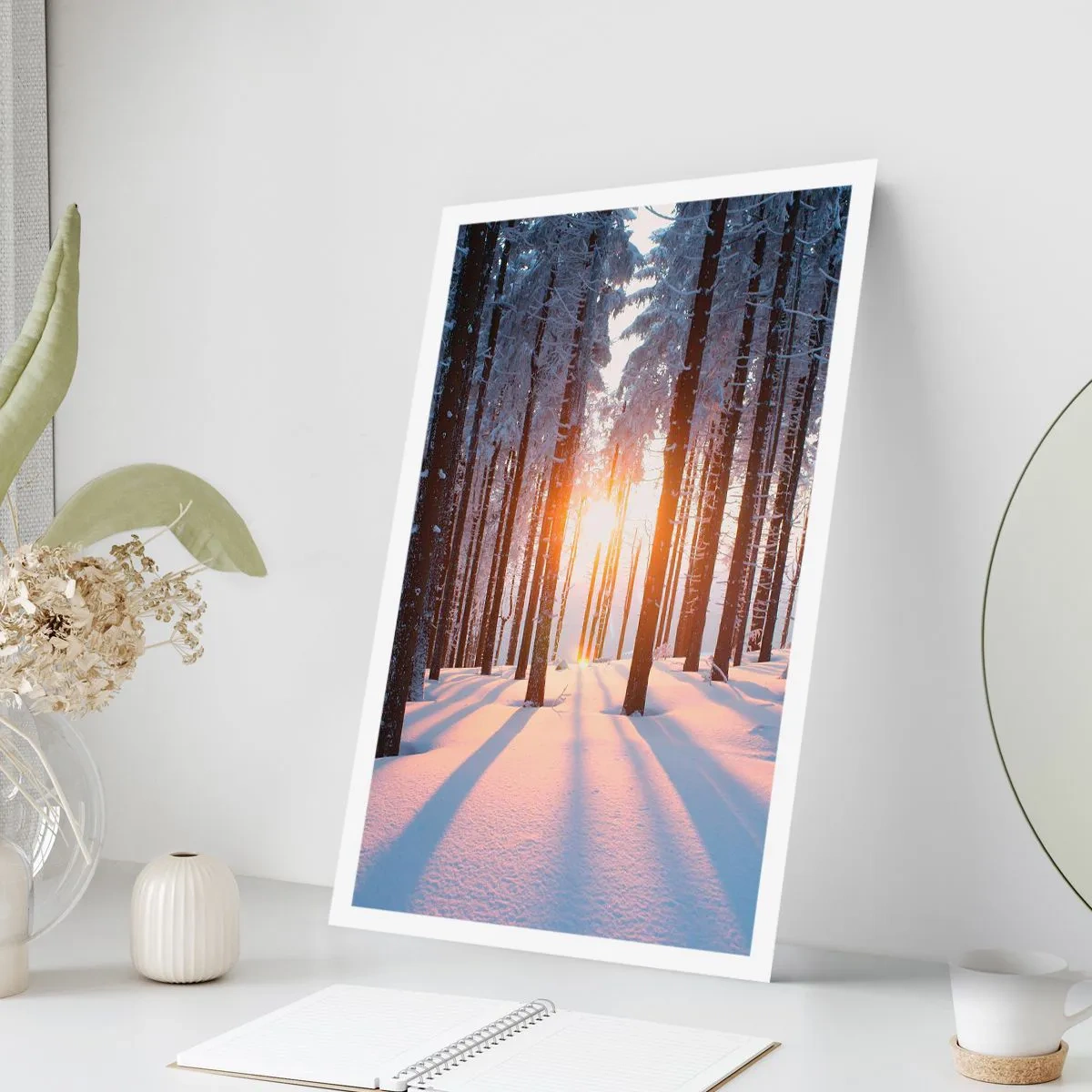 Poster - Ganz klar schwarz auf weiß - 61x91 cm